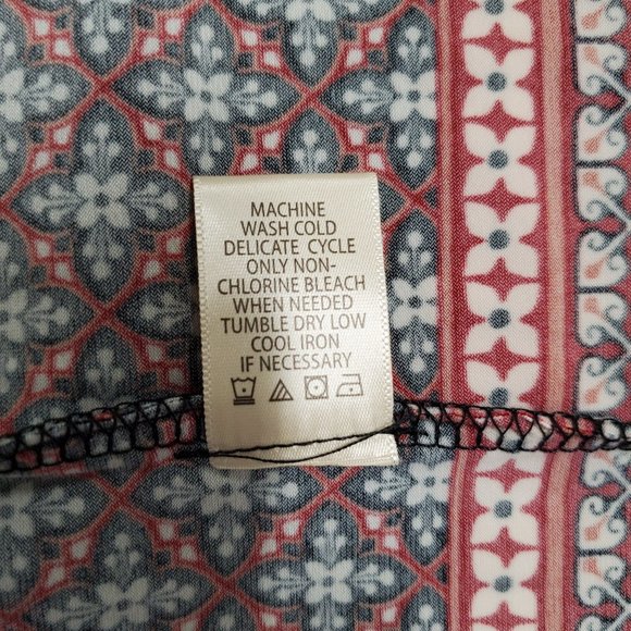 MAX STUDIO Geo Print 3/4 Sleeve Midi Dress - Picture 7 of 11